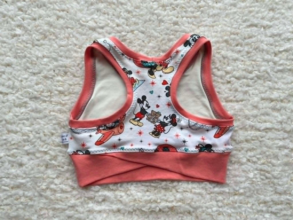 Mouse Love Crop Top child size 8