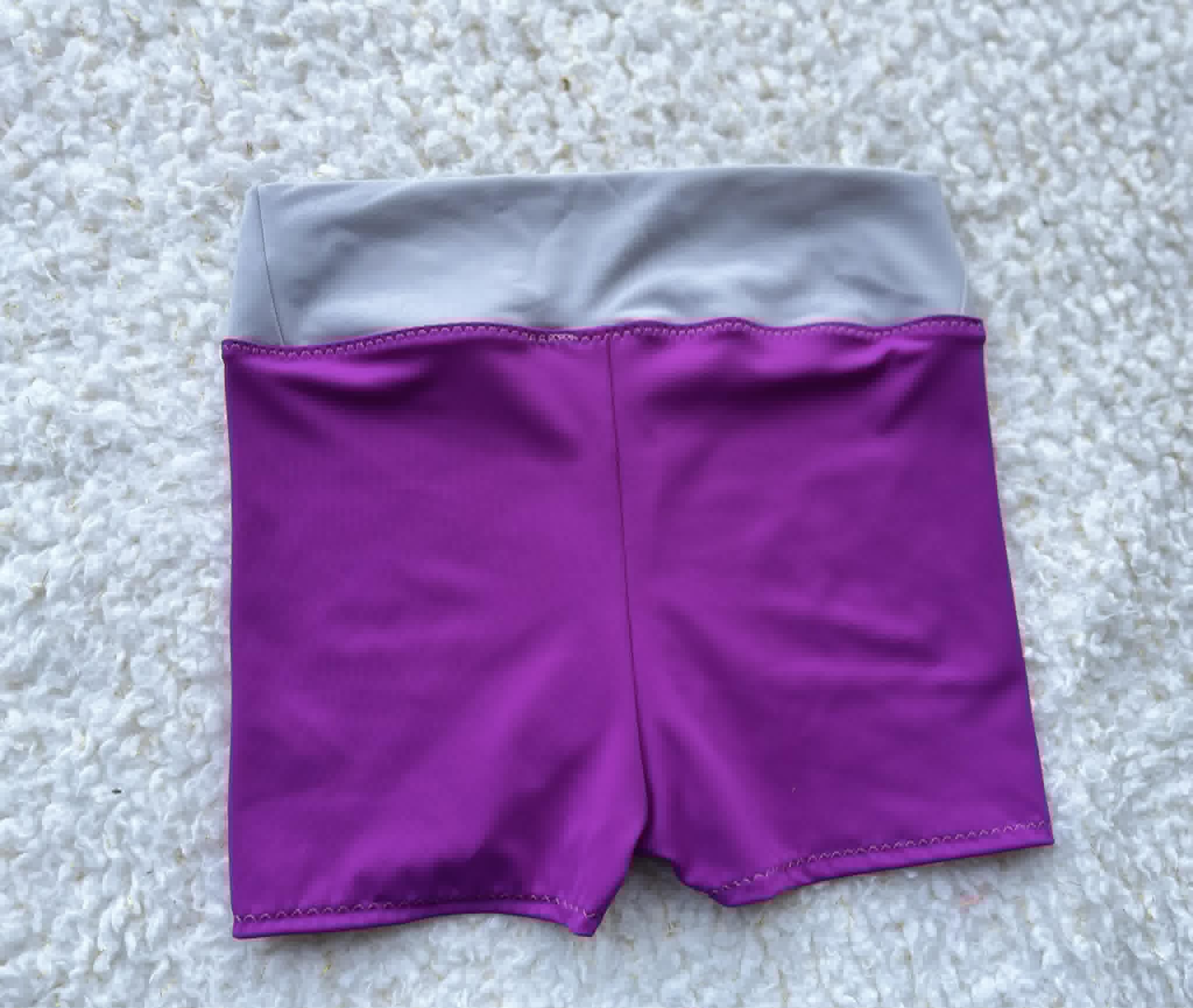 Dahlia crop top and crossover shorts child size 10