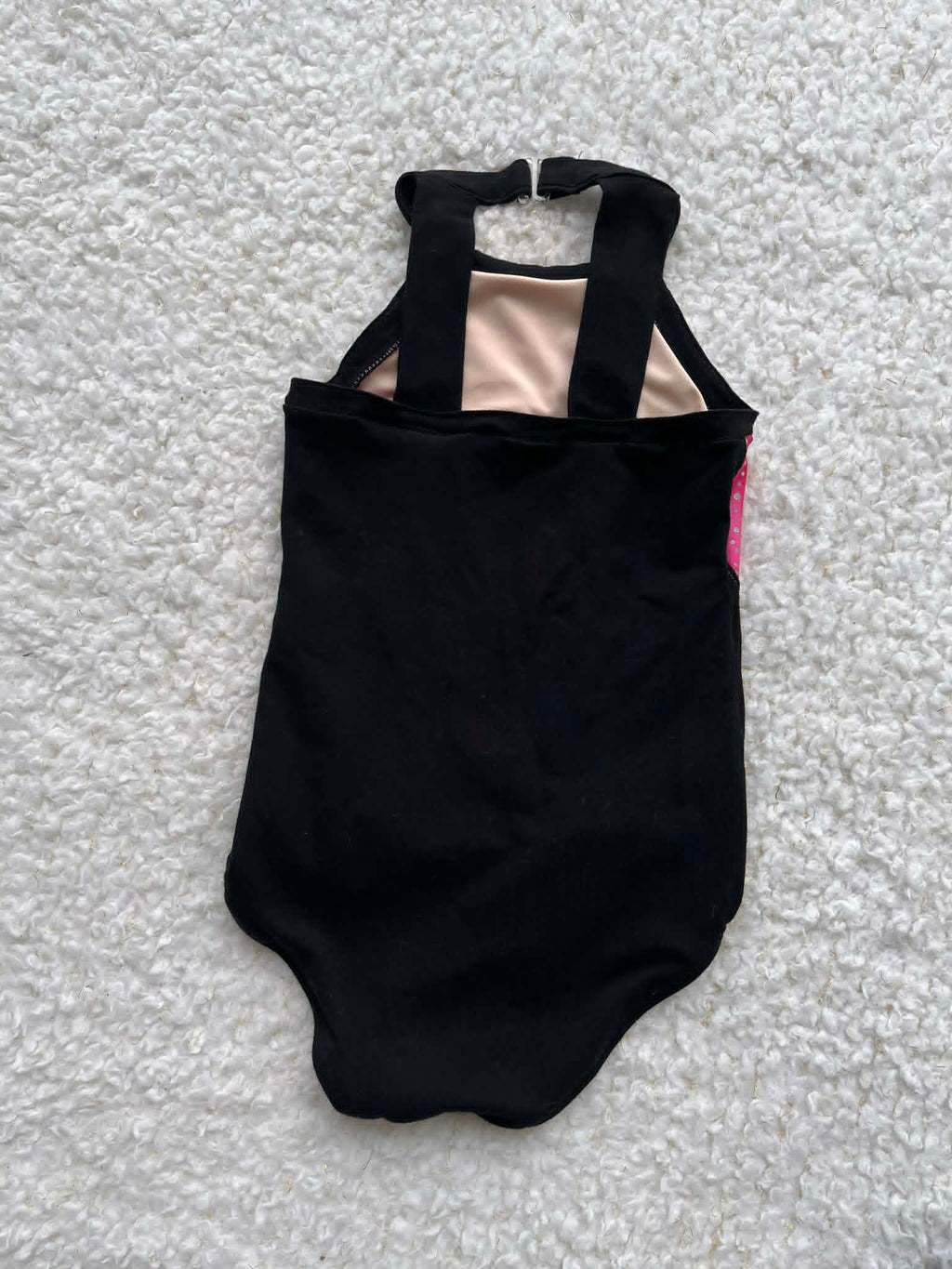 Pink heart leotard child size 8