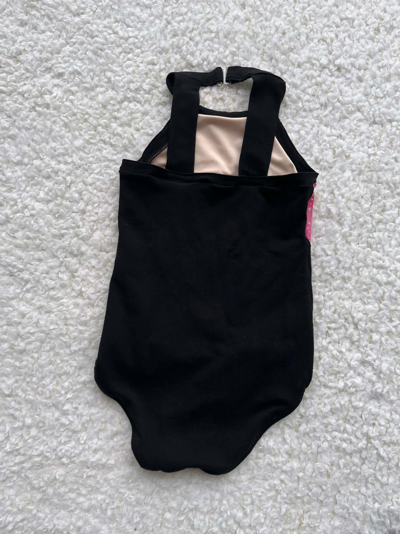 Pink heart leotard child size 8
