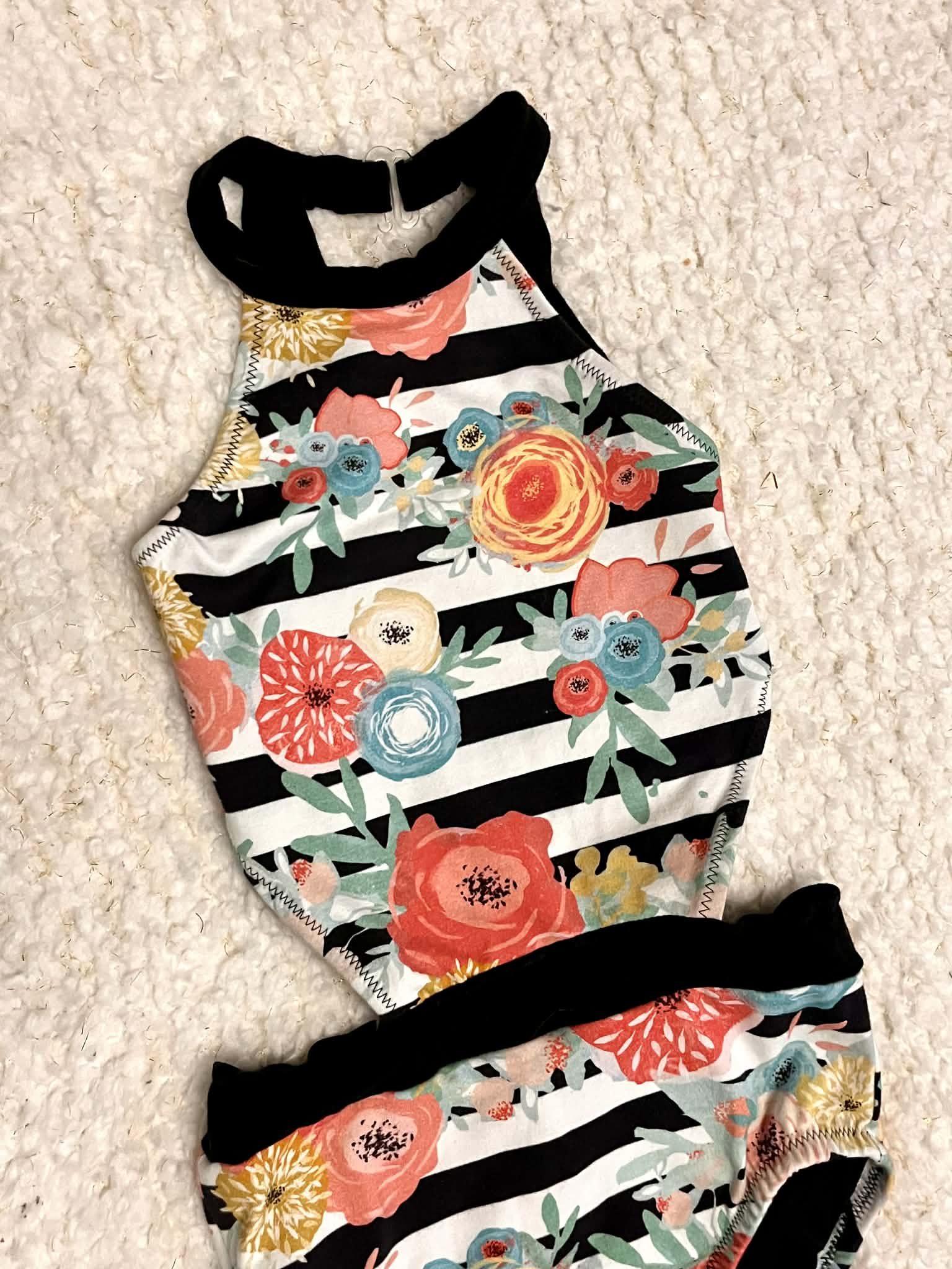 Floral dance leotard child 7/8