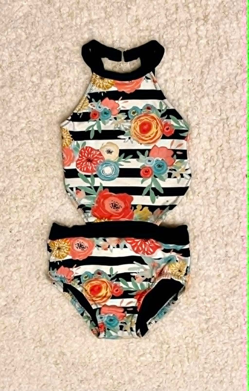 Floral dance leotard child 7/8