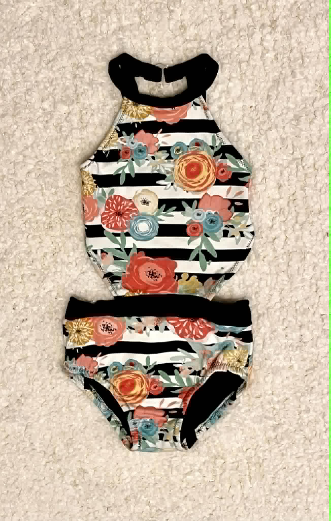 Floral dance leotard child 7/8