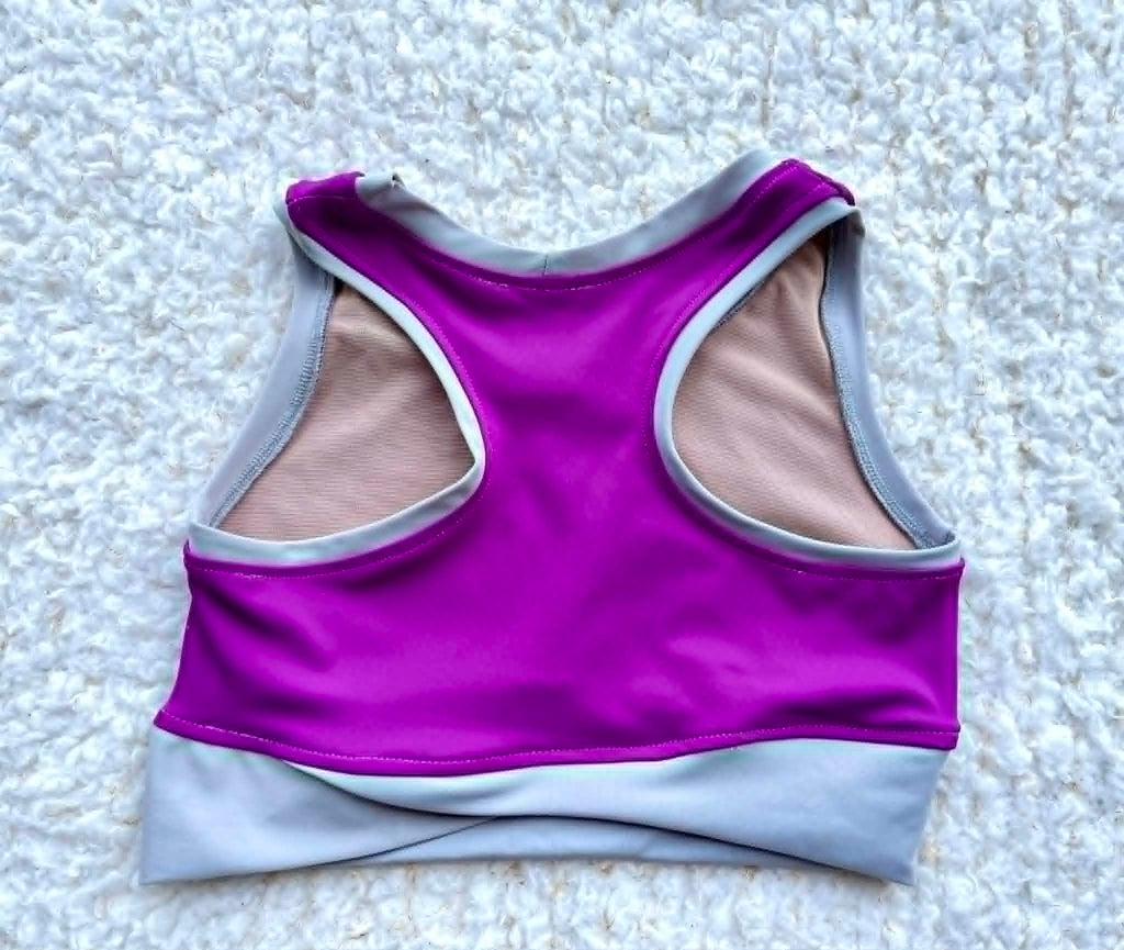 Dahlia crop top and crossover shorts child size 10