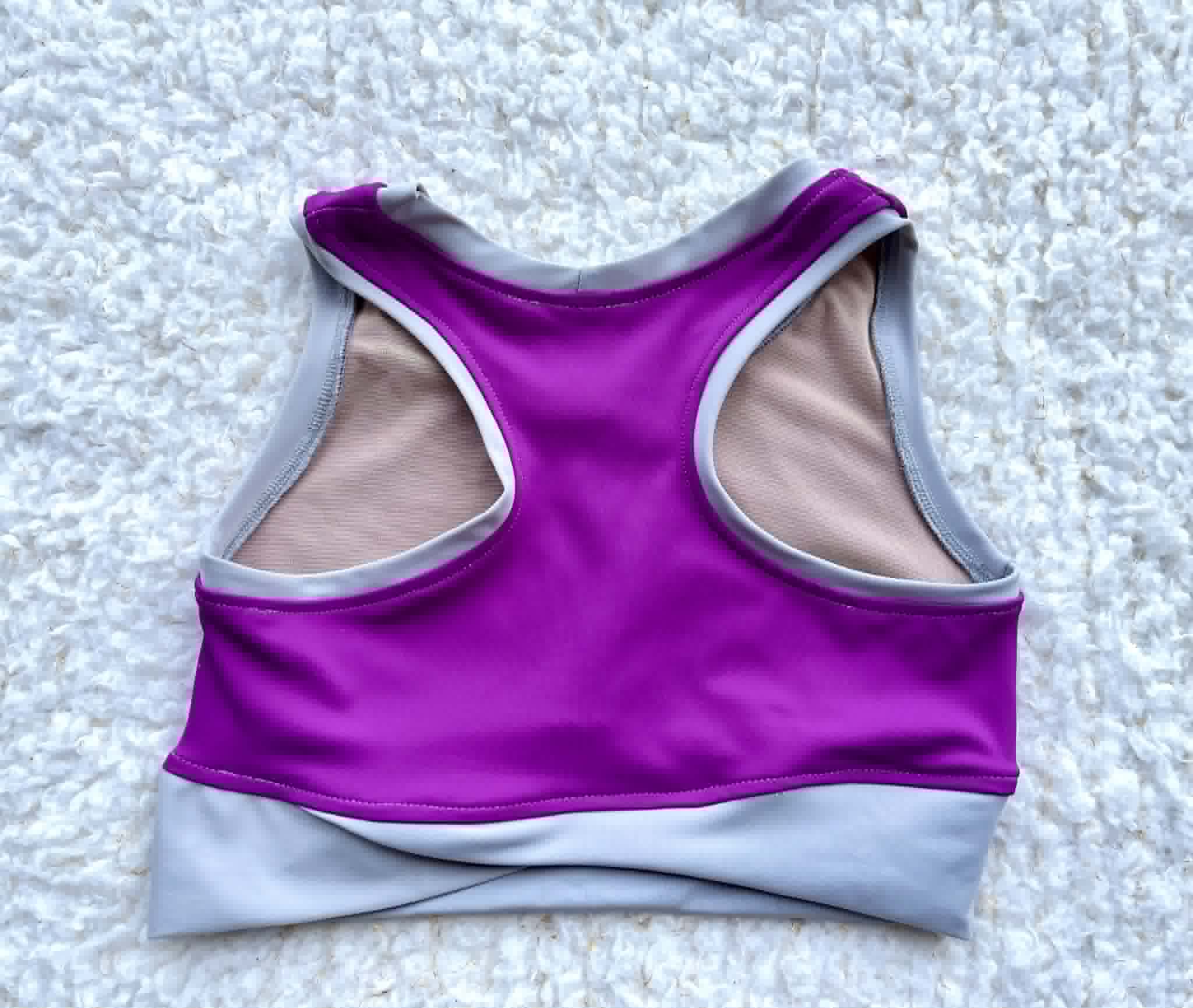 Dahlia crop top and crossover shorts child size 10